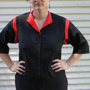 80s Color Block Dress